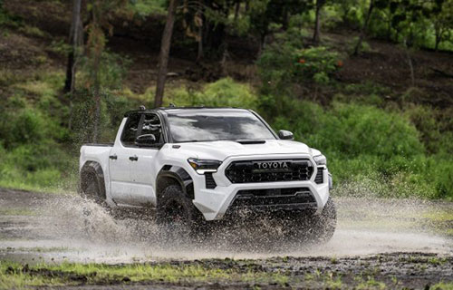 Tacoma TRD Pro driving through water