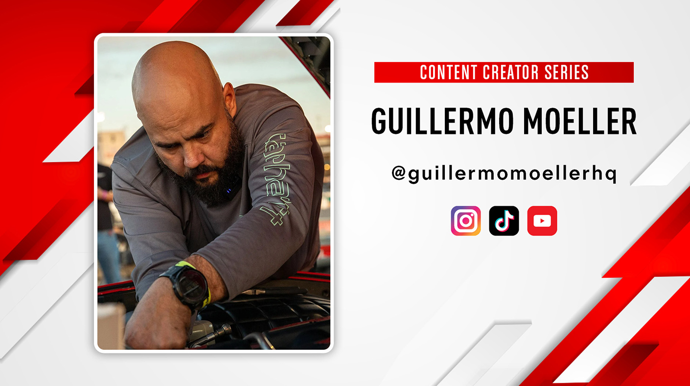Graphic for spotlight subject Guillermo Moeller.