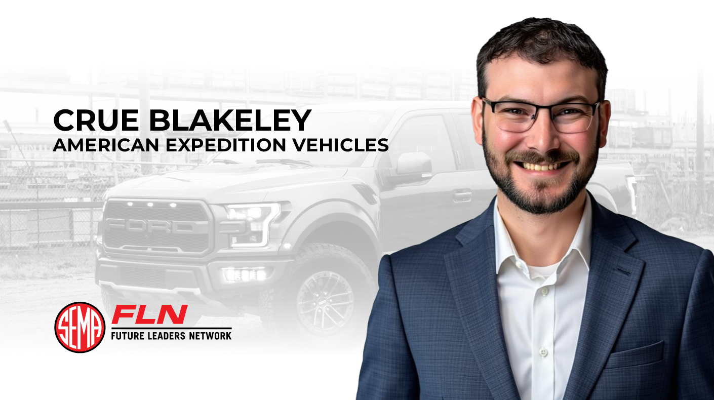 SEMA FLN Spotlight Crue Blakeley