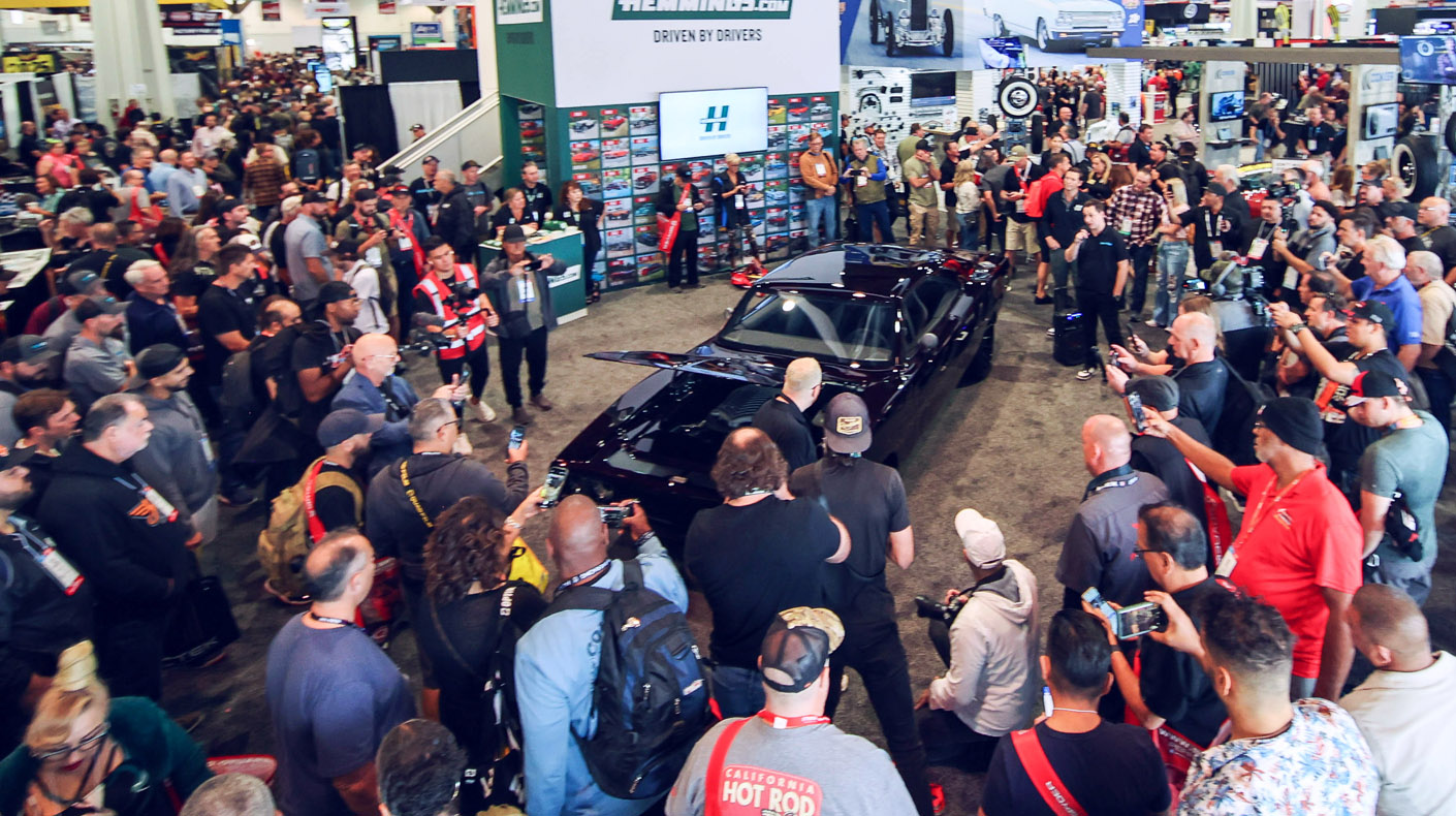SEMA Show Exhibitor car unveil for Exhibitor Deadlines article
