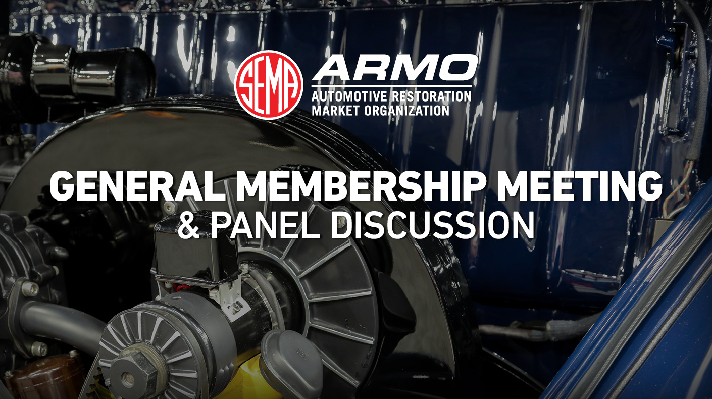 ARMO general membership meeting graphic.