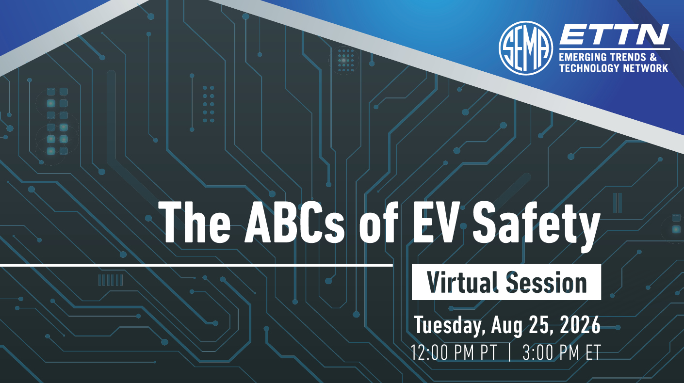 The ABCs of EV Safety Webinar graphic.