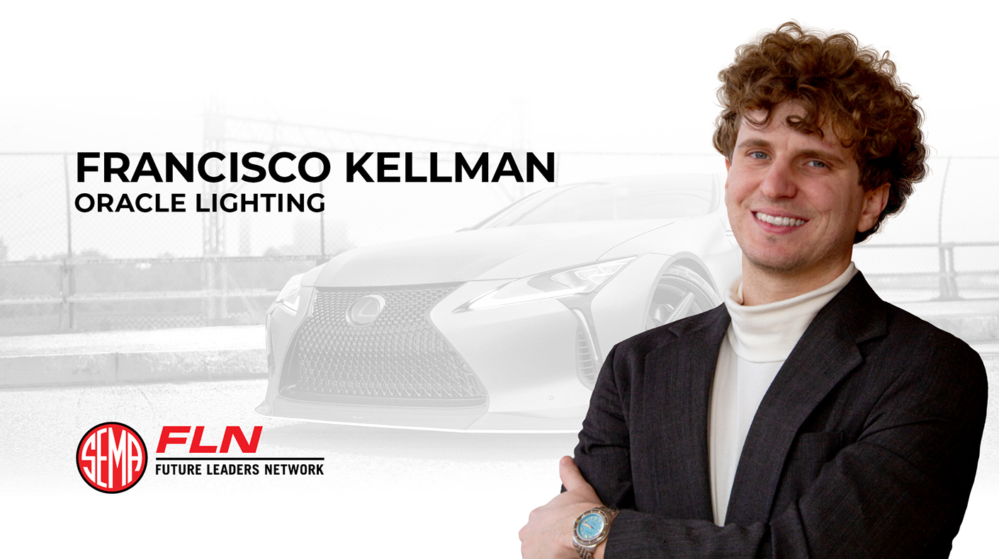 A photo of spotlight subject Francisco Kellman of Oracle Lighting. 