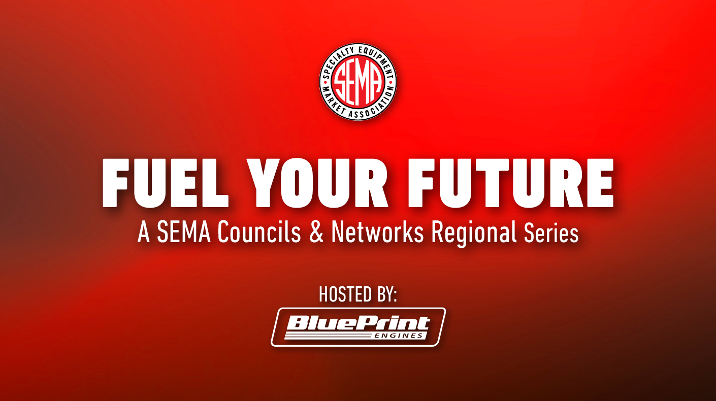 SEMA Fuel Your Future Regional Series graphic.