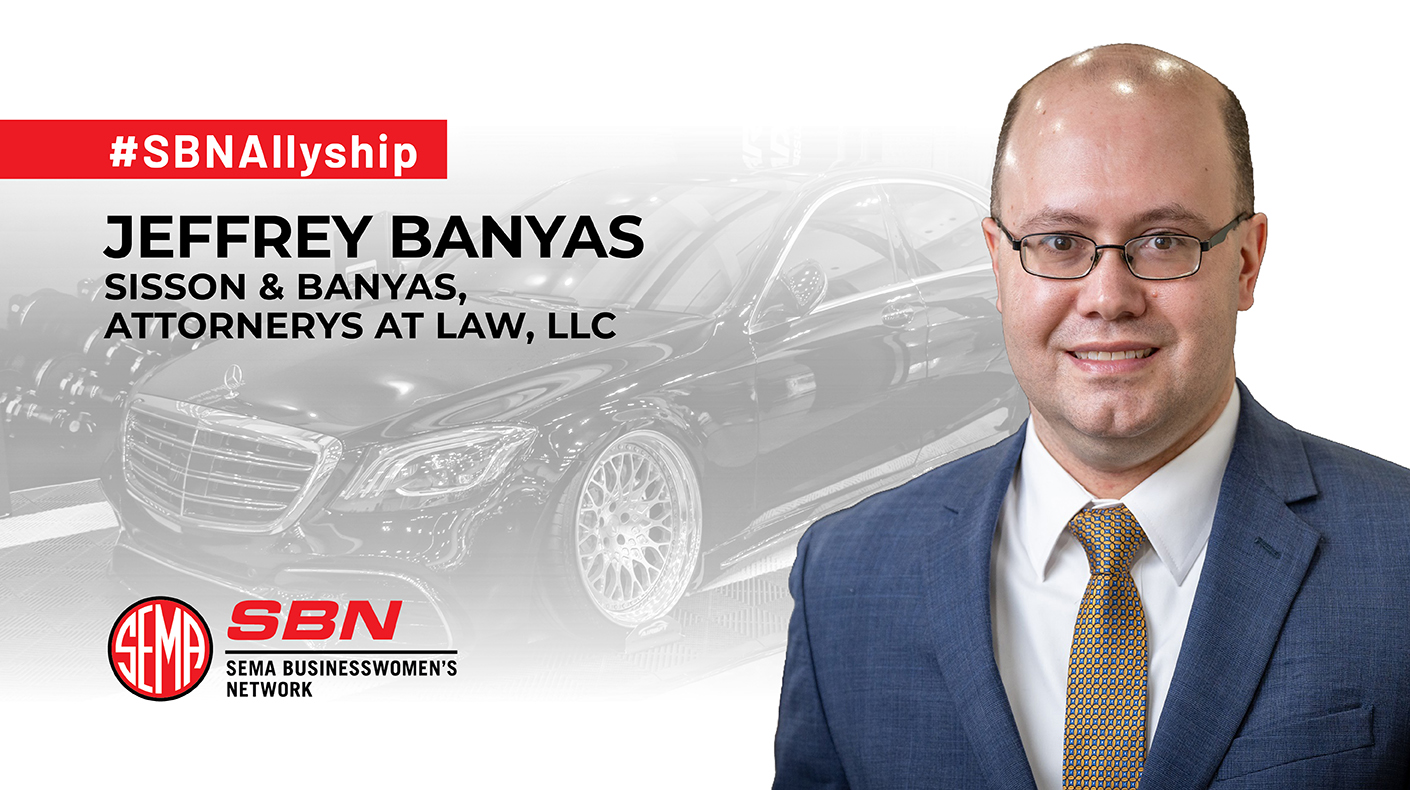 SBN Ally Spotlight graphic of Jeffrey Banyas.