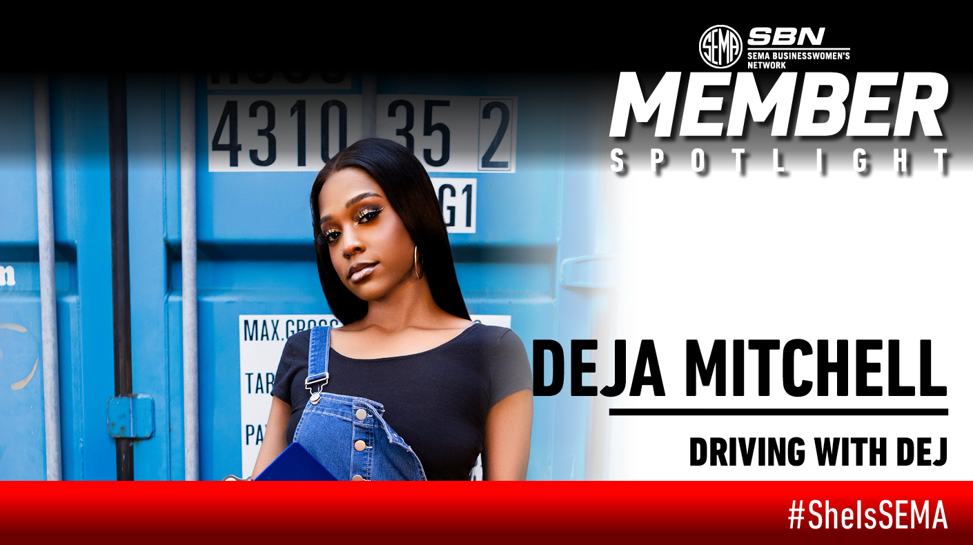 Deja Mitchell founder and CEO of Driving With Dej image.