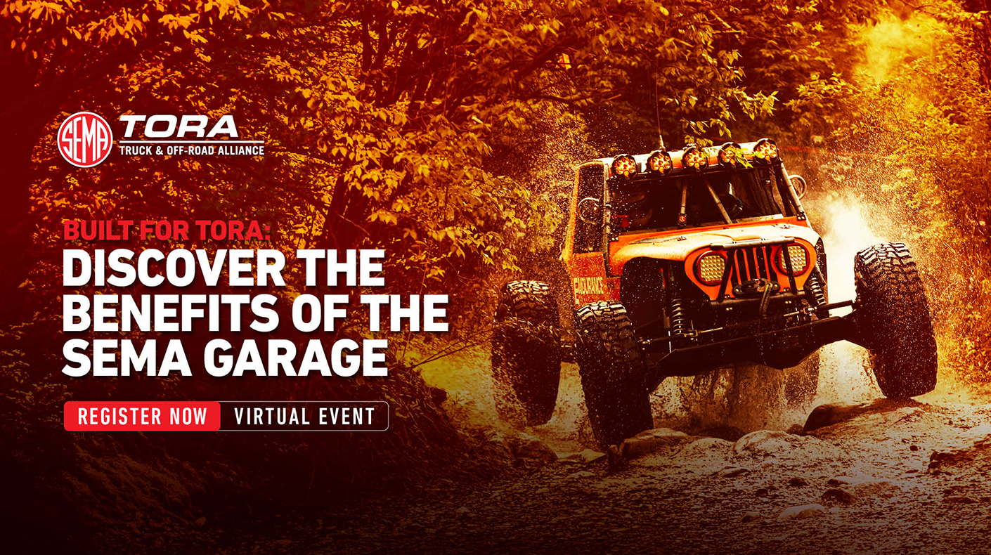 TORA SEMA Garage Webinar graphic.