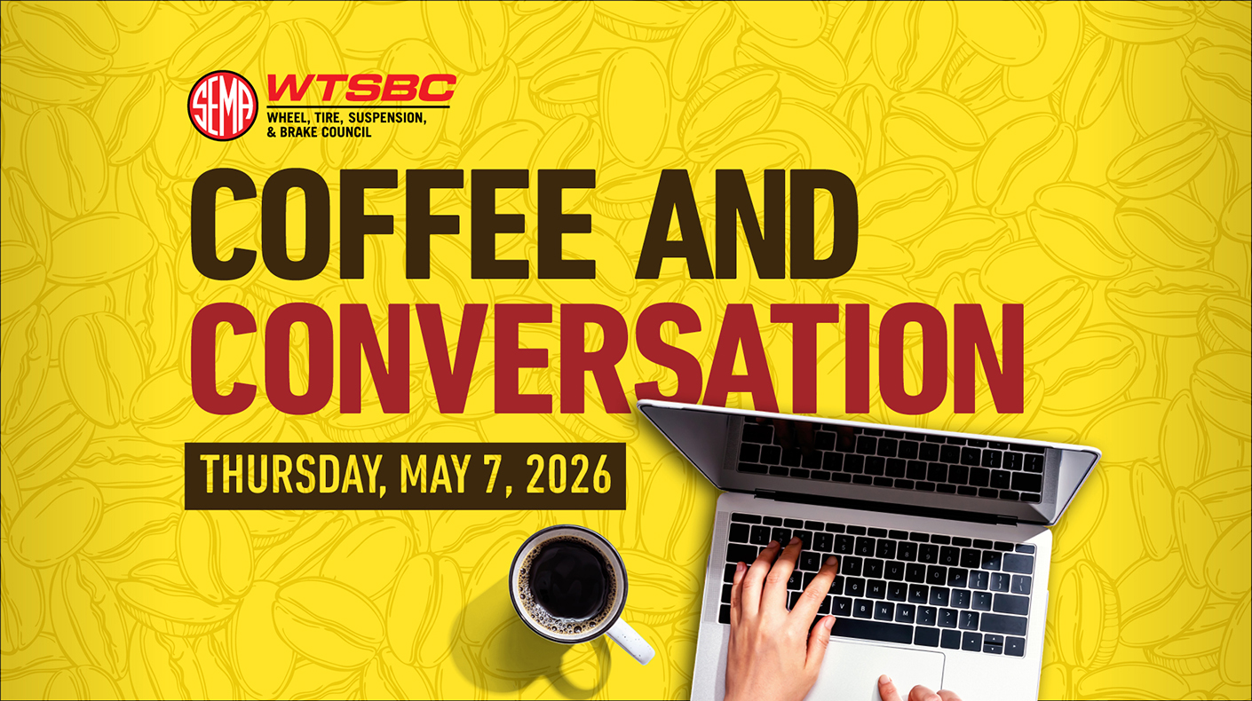 Graphic for the May 7, 2026, WTSBC Coffee and Conversation.