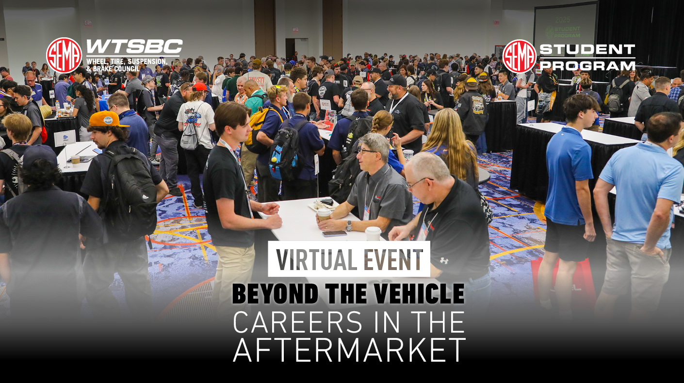 WTSBC SEMA Student program webinar graphic.