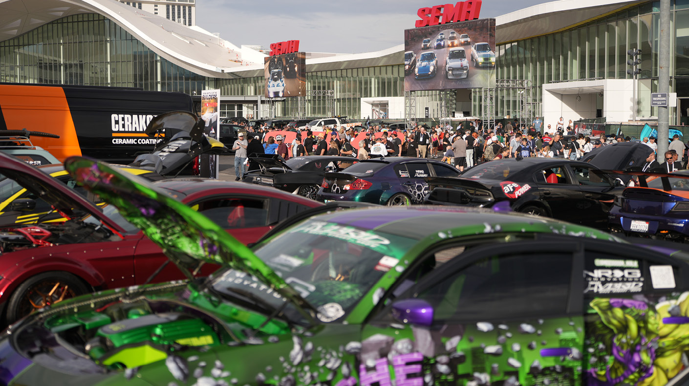 An image of the SEMA Show campus in Las Vegas.