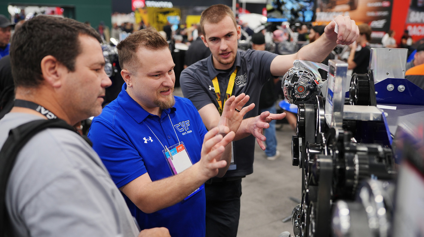 B2B conversations at the SEMA Show.