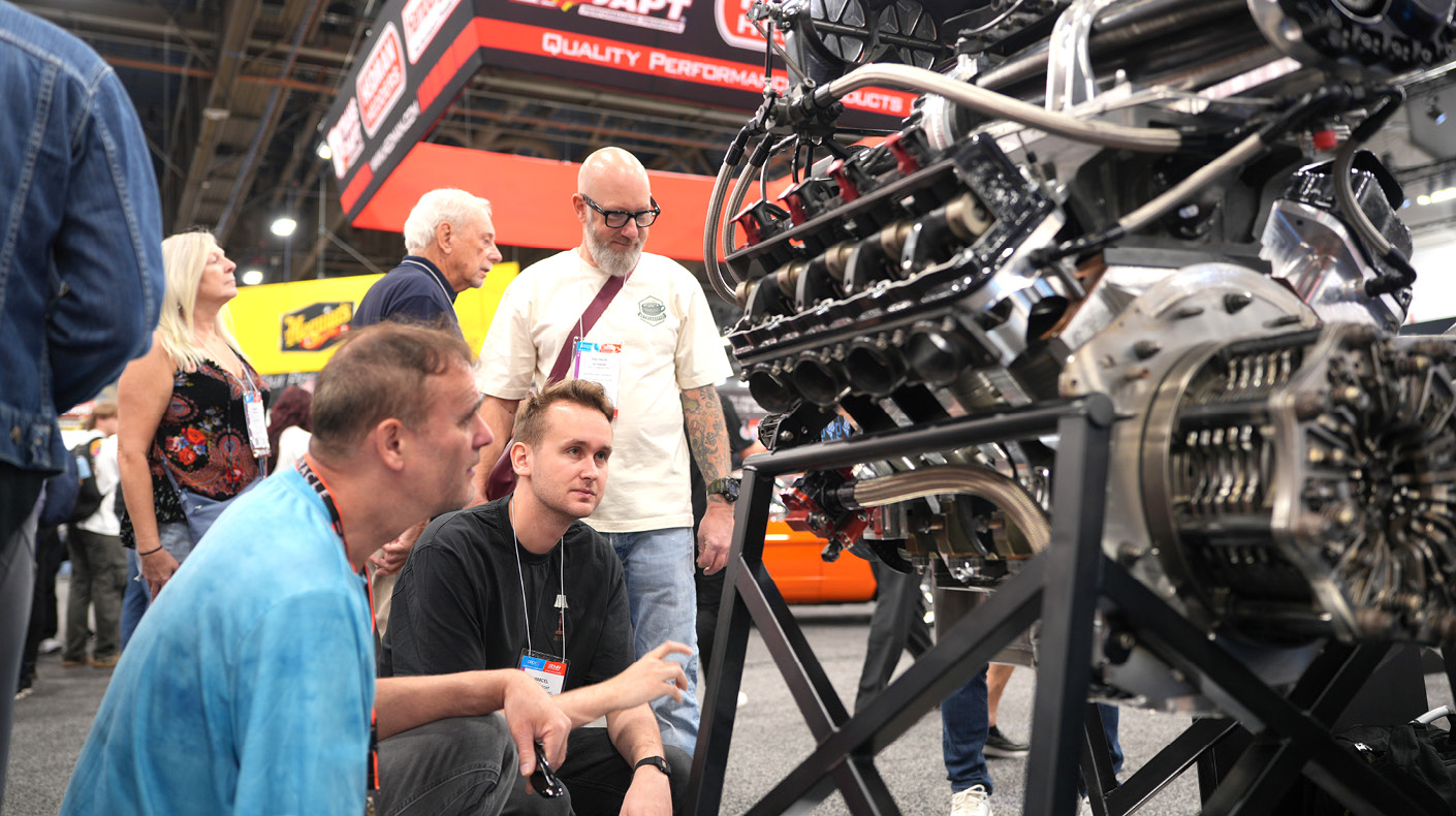 B2B conversation at the SEMA Show.