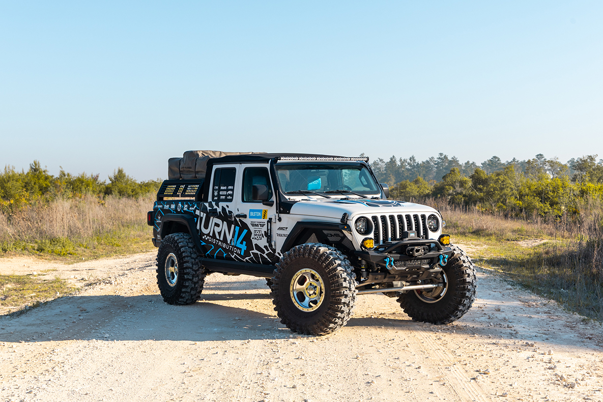 Turn 14 Distribution and Bilstein SEMA Show Jeep Gladiator