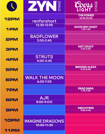 2023 SEMA Fest Saturday lineup