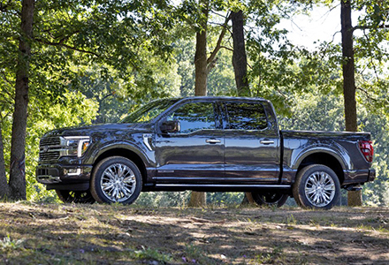 Ford F-150 truck SEMA Garage Detroit measuring session