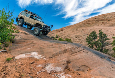 Jeep overlanding in Moab Utah