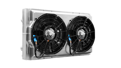 Universal Rear-Mount Drift Radiator With Brushless Fans