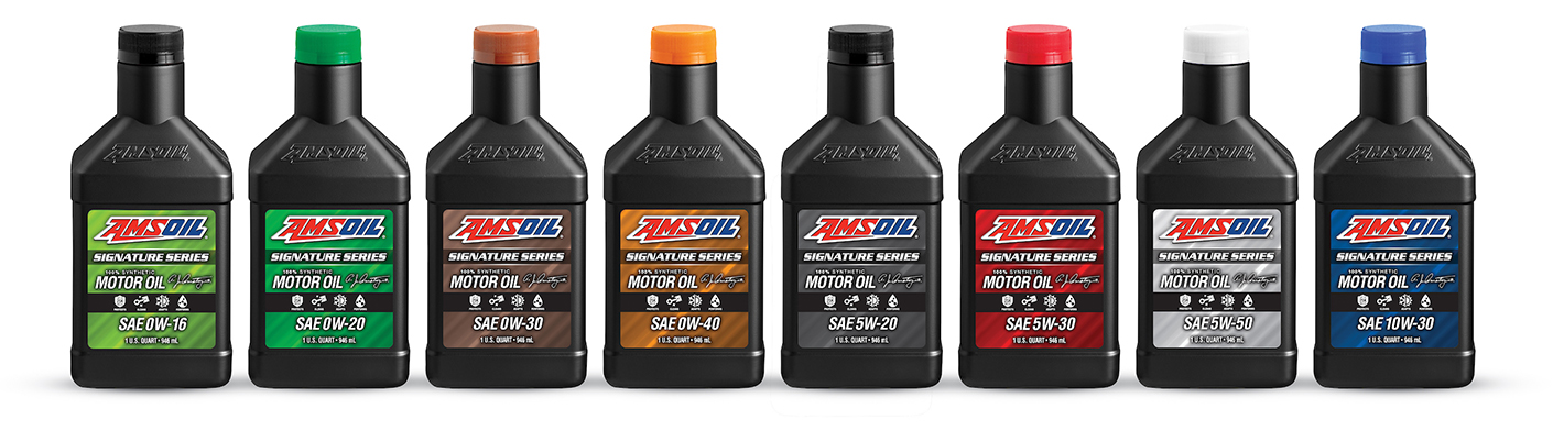 AMSOIL Signature Series Synthetic Motor Oil.