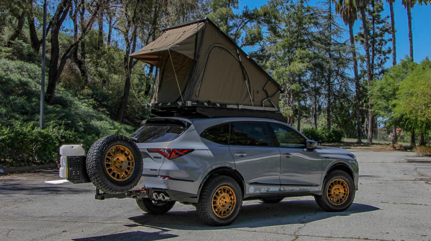 The Acura MDX Type S Overland Concept built at the SEMA Garage.