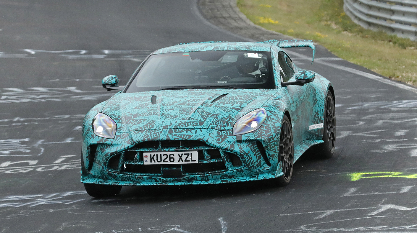 Aston Martin Vantage RS on track.