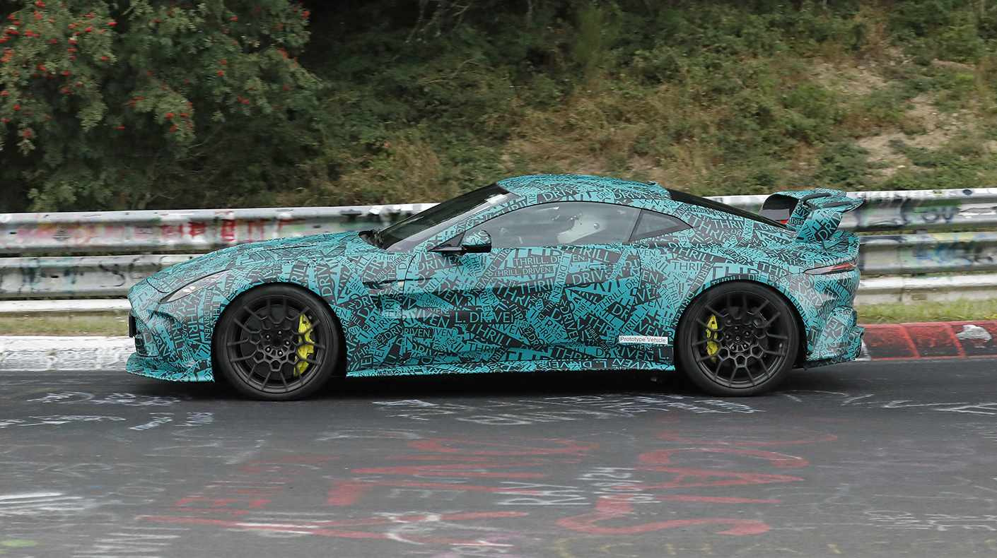 Aston Martin Vantage RS on track.