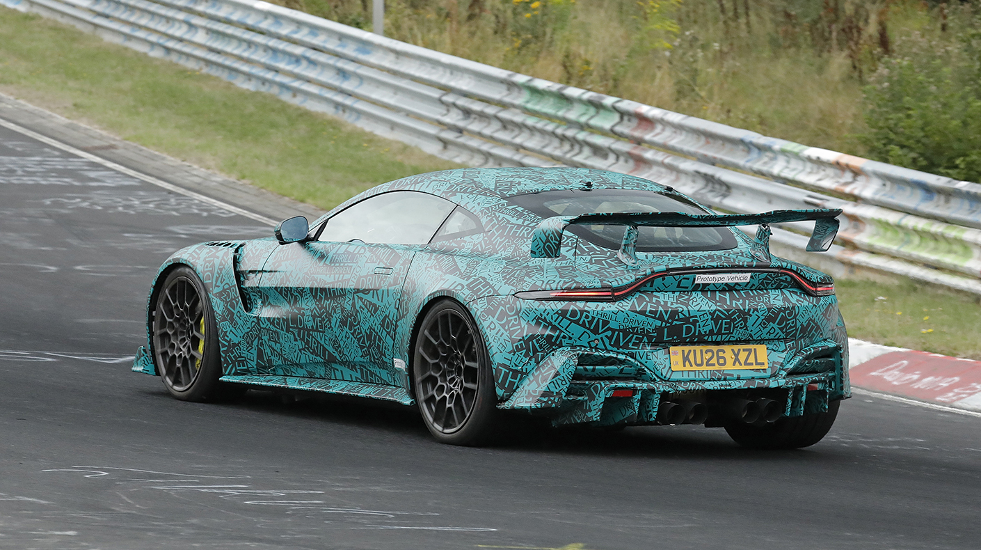 Aston Martin Vantage RS on track.