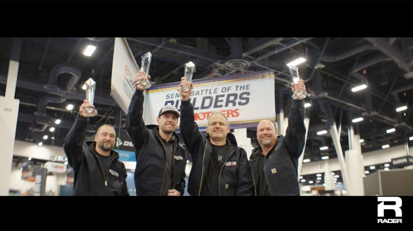 Battle of the Builders series on Racer TV.