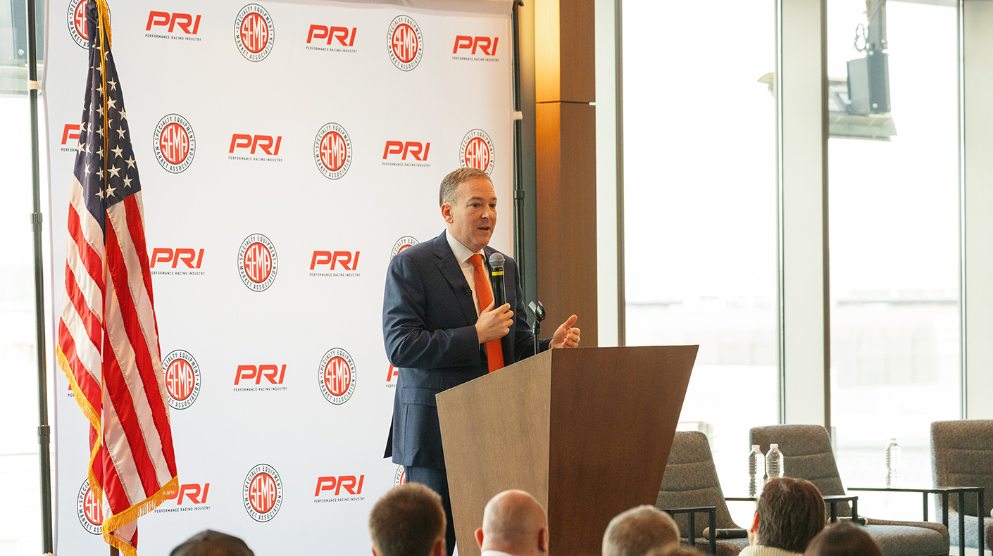 EPA Administrator Lee Zeldin at the SEMA PRI Washington, D.C., rally.