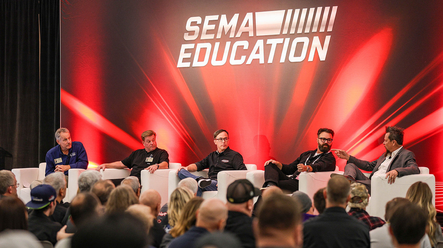 SEMA Education stage.