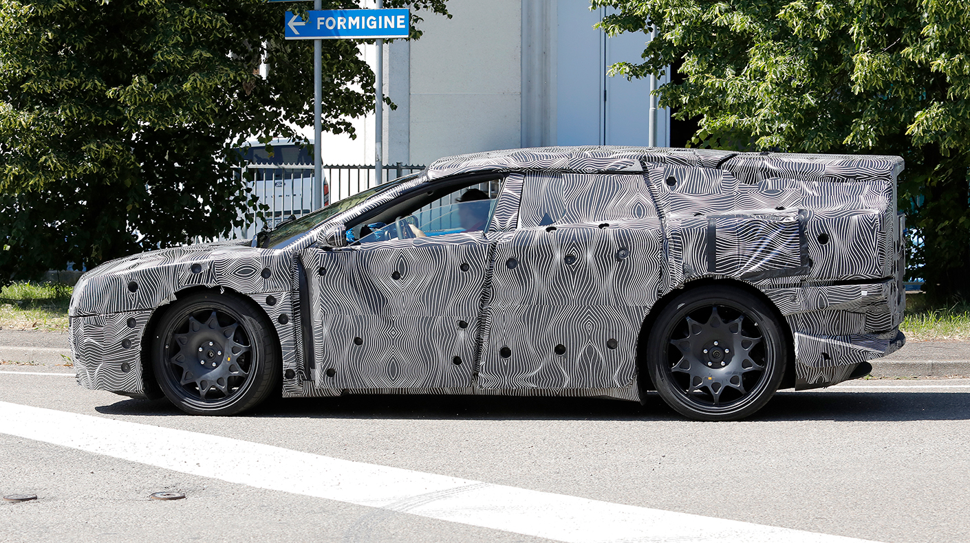 Spy shot of the Ferrari Luce prototype.
