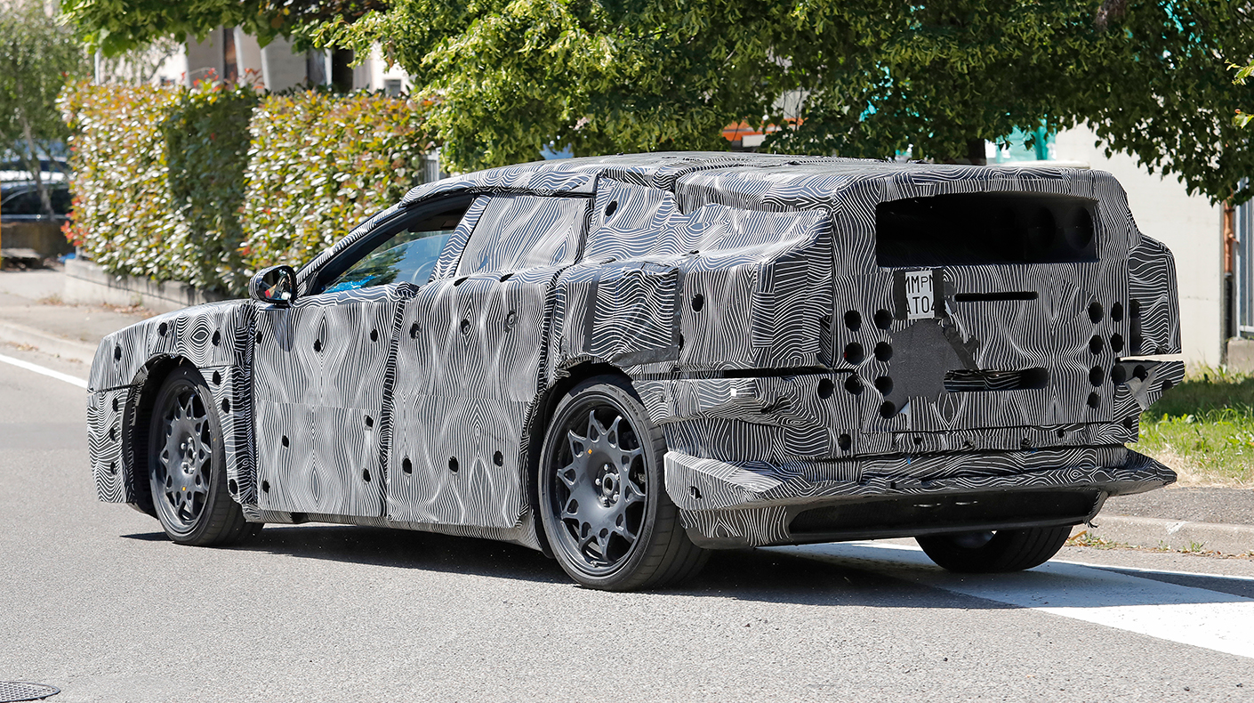 Spy shot of the Ferrari Luce prototype.