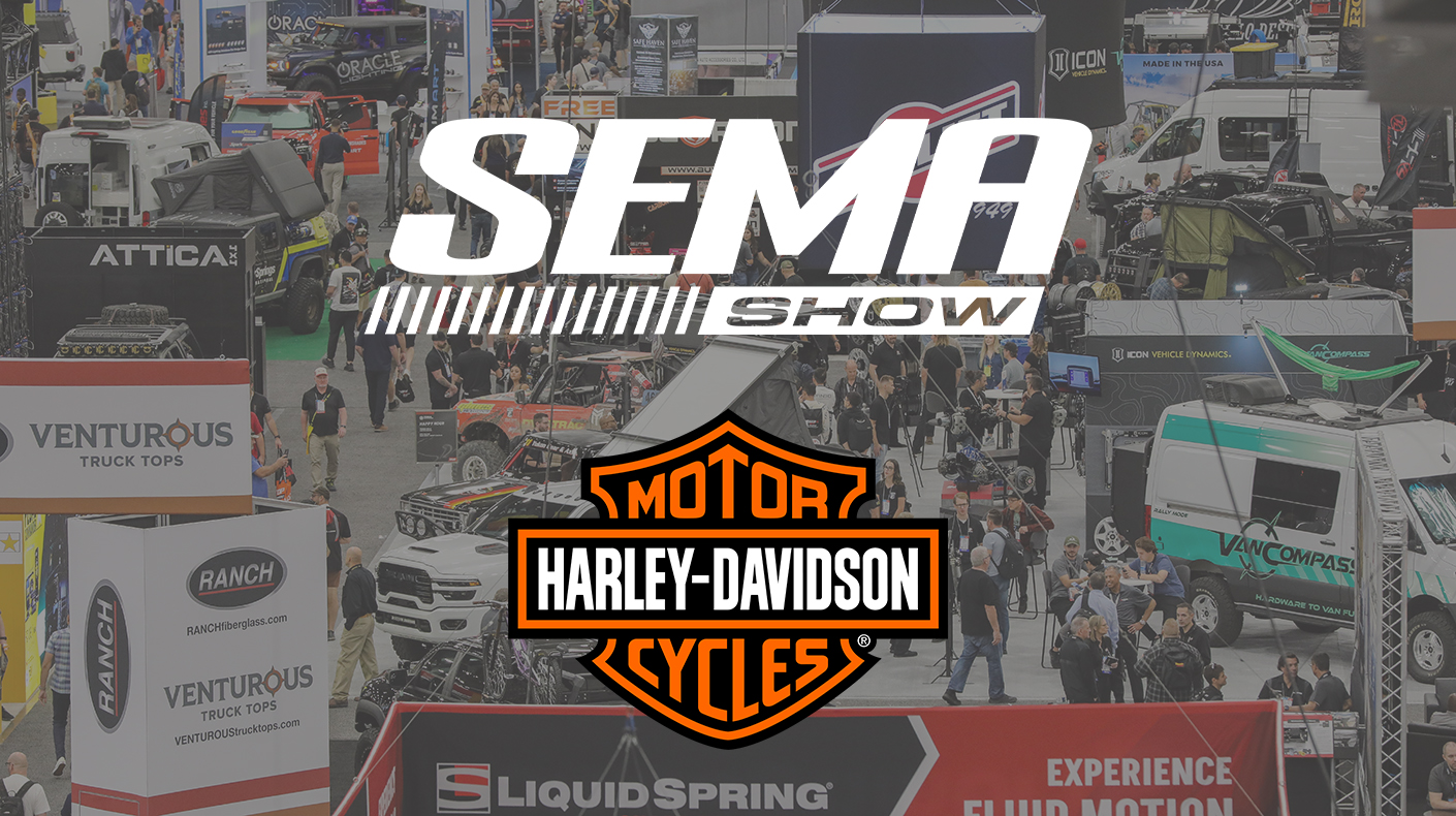 Harley Davidson at the SEMA Show