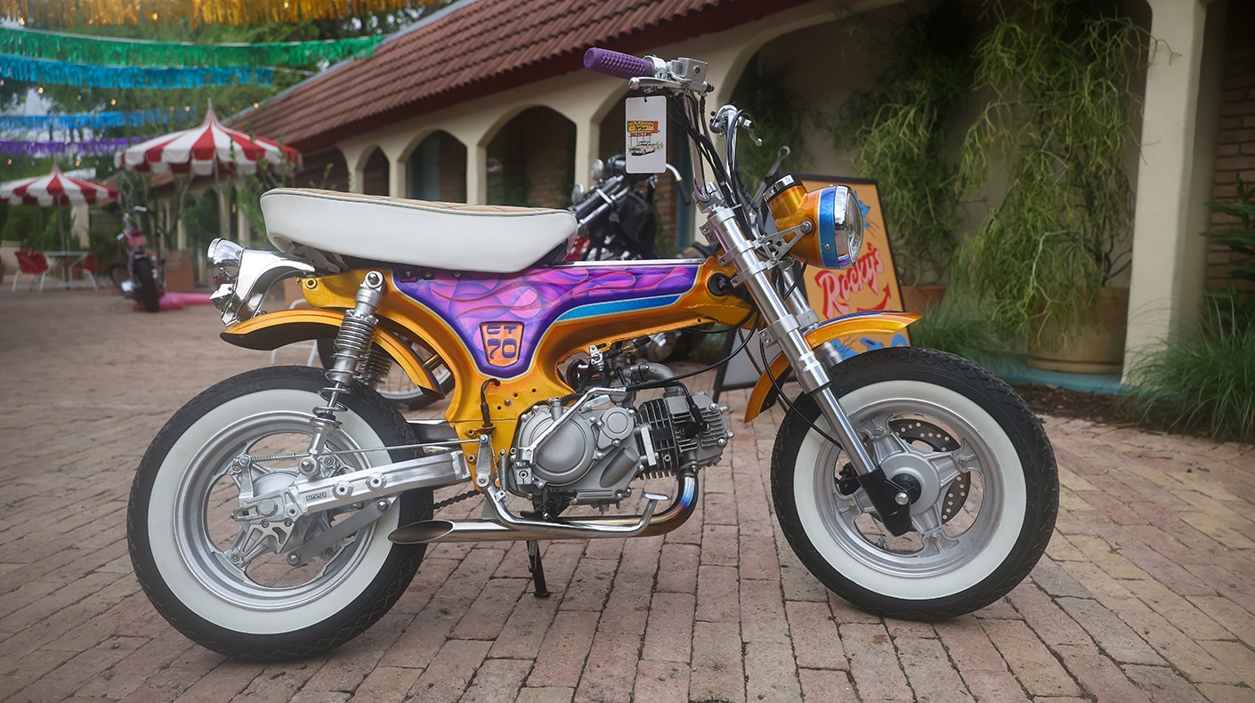 The custom Honda Mini Trail built by Hemmings.