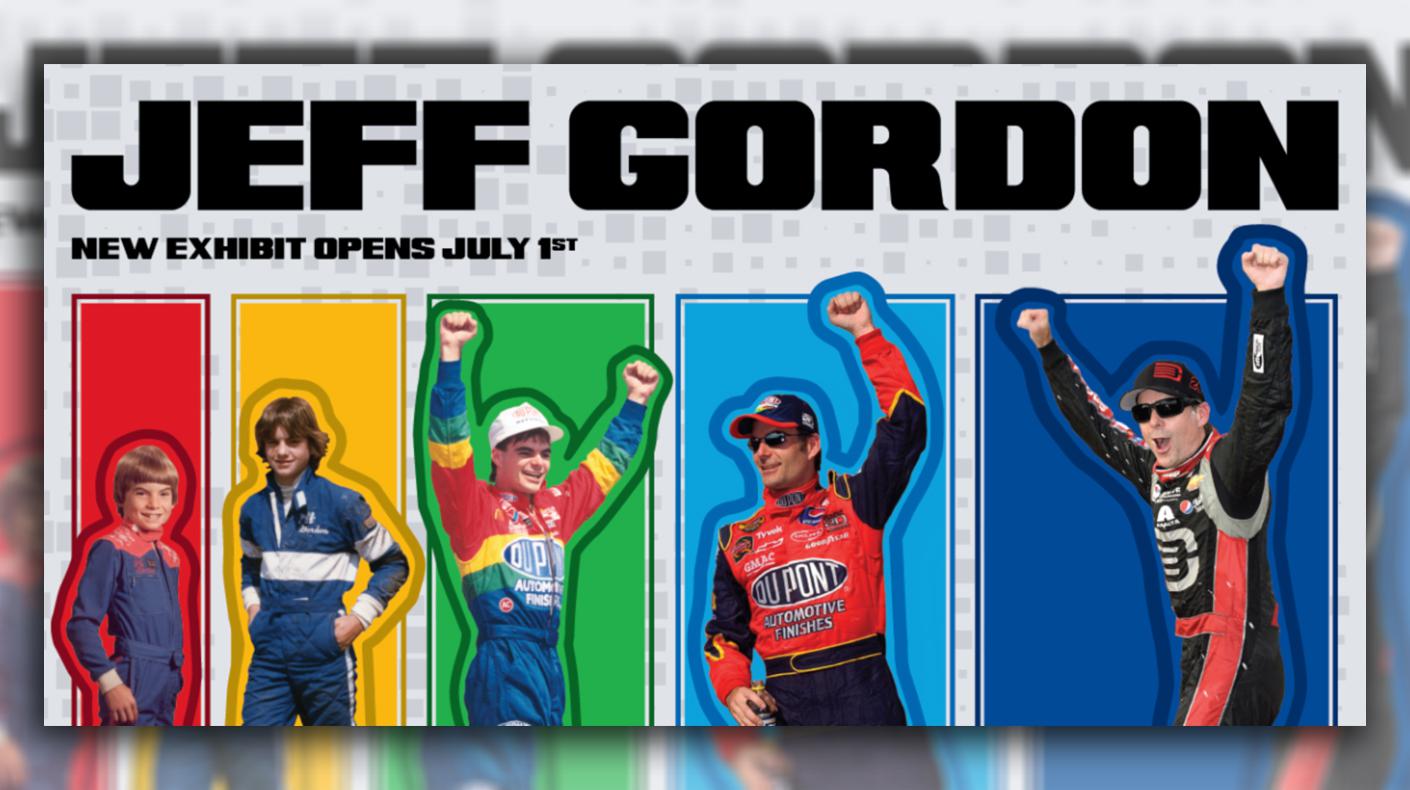 Jeff Gordon Exhibit at IMS Museum.