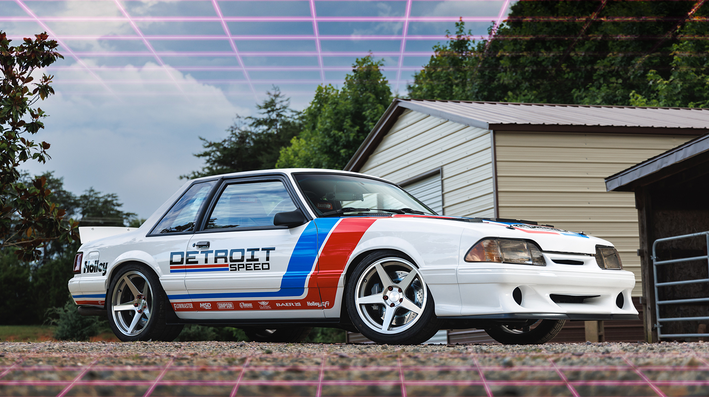 A Ford Fox Body Mustang.