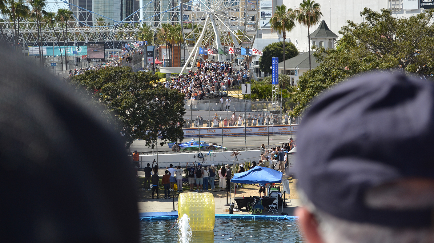 Acura Grand Prix of Long Beach near the water.