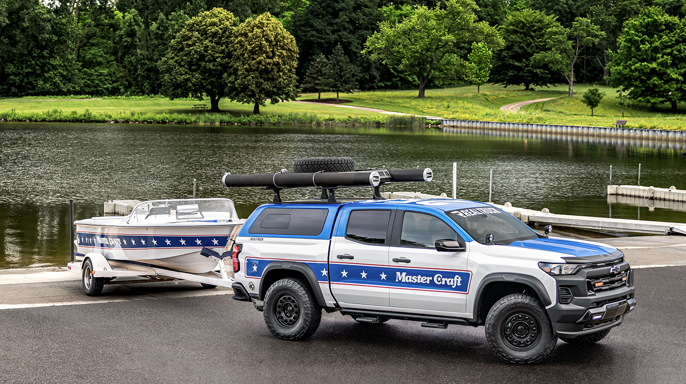 MasterCraft and RealTruck America 250 boat and truck.