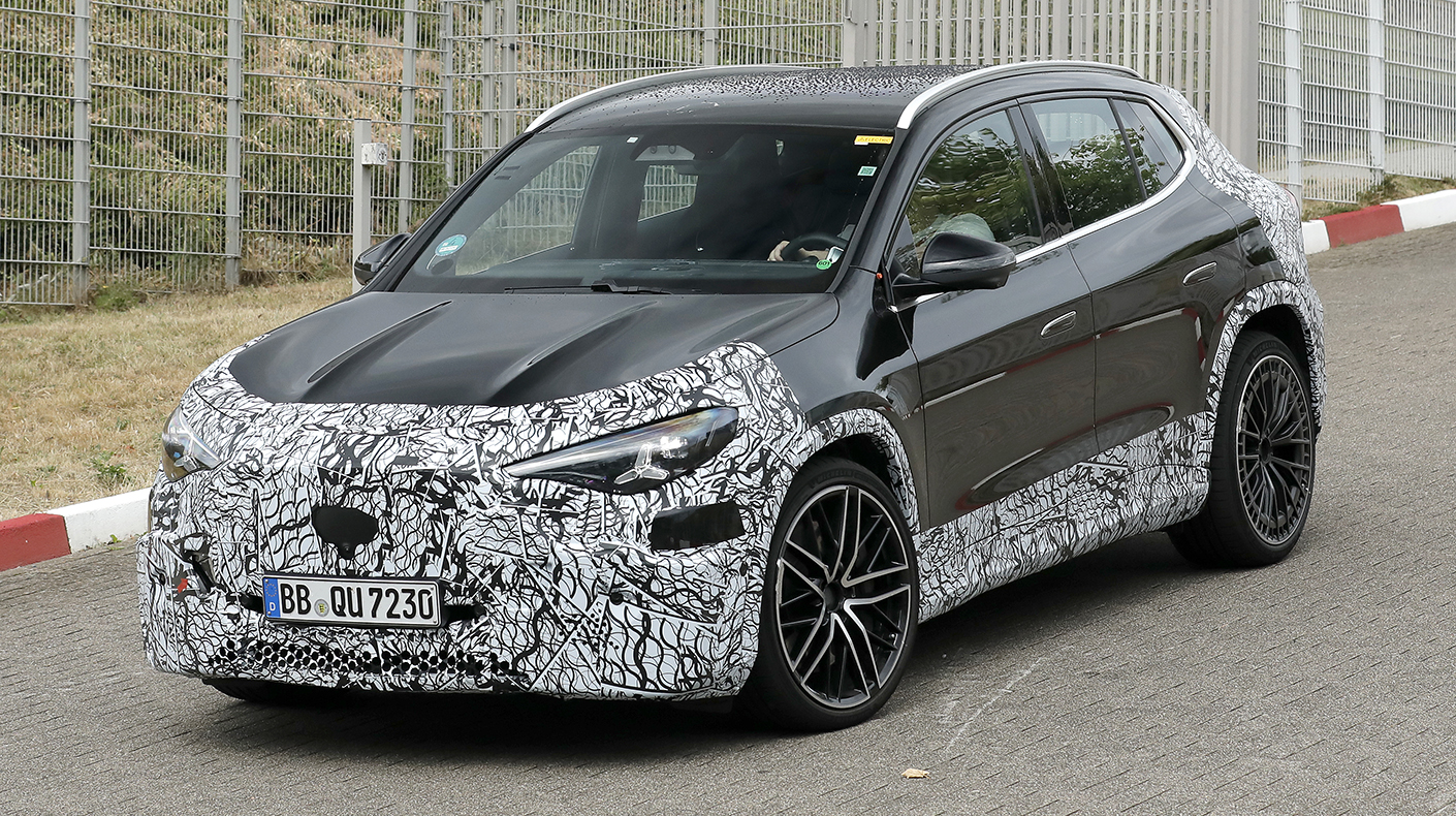 AMG GLA EQ front spy shot