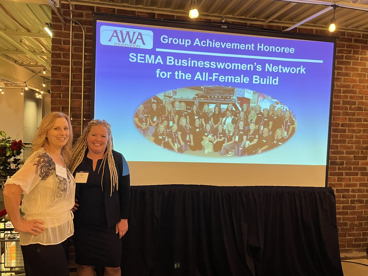 SBN Presented with AWA Foundation Group Achievement Award