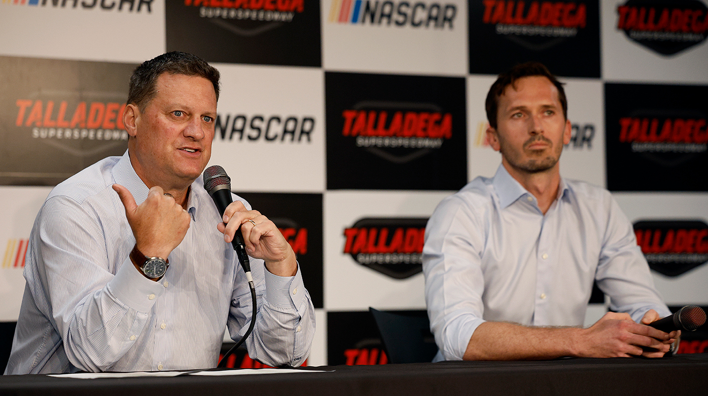 NASCAR CEO Steve O'Donnell and COO Ben Kennedy