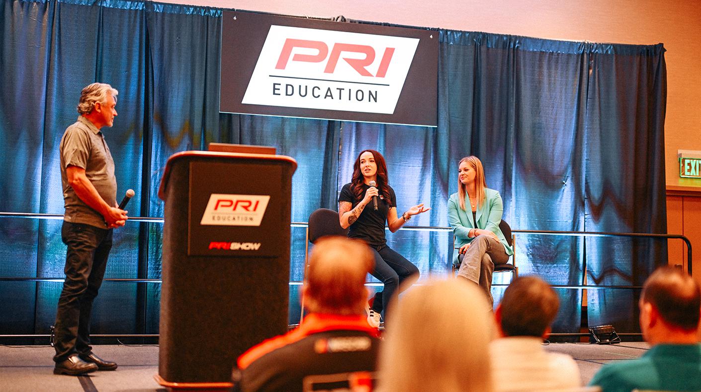 PRI Education stage.