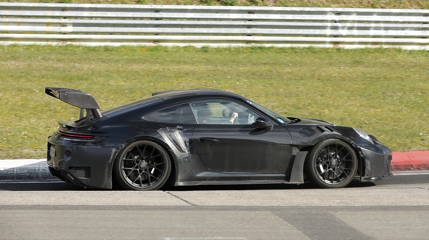 The Porsche 911 GT3 RS Facelift prototype.