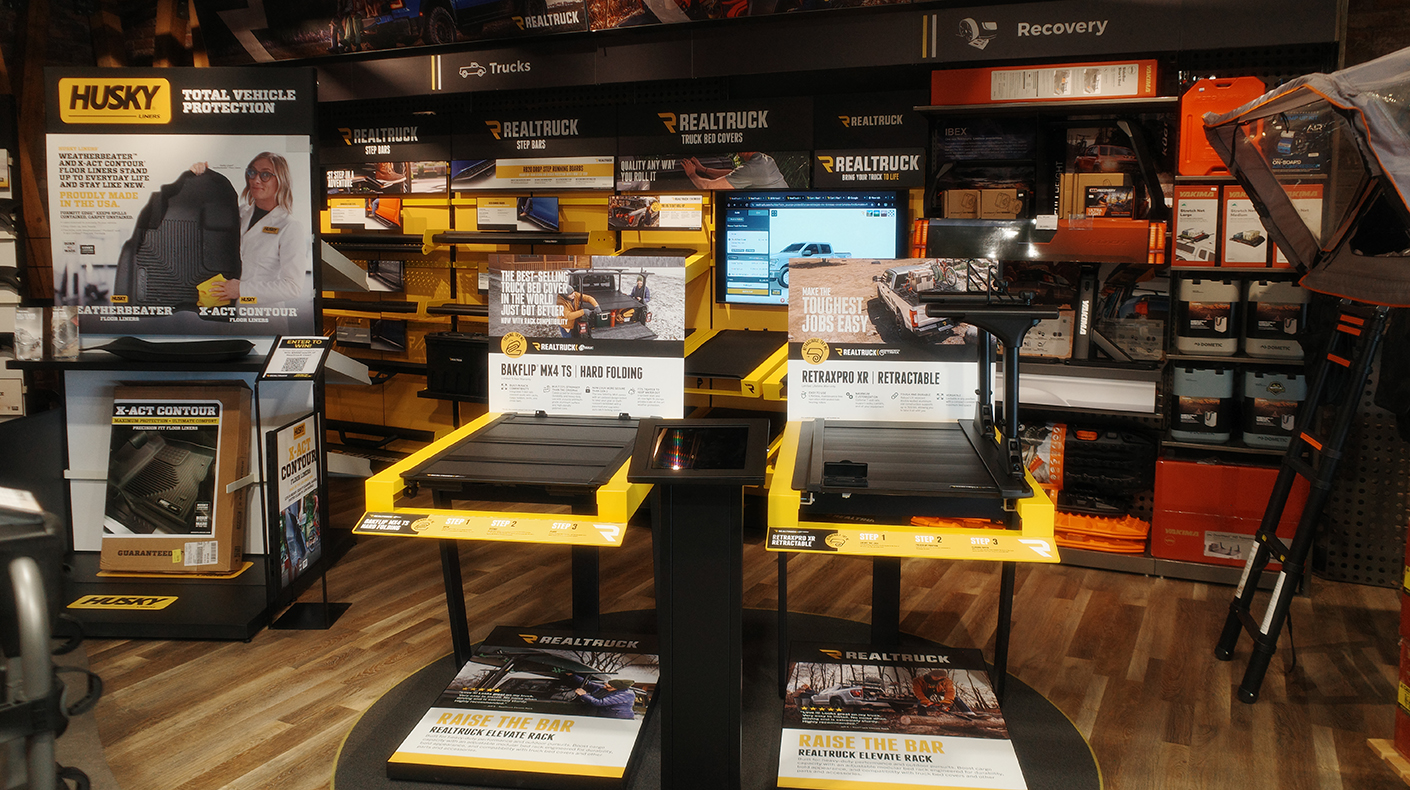 RealTruck 'Store-in-Store' in a RackAttack store.