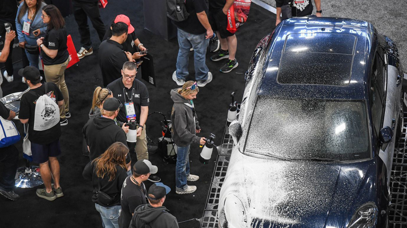 Restyling and Refinishing booth at the SEMA Show