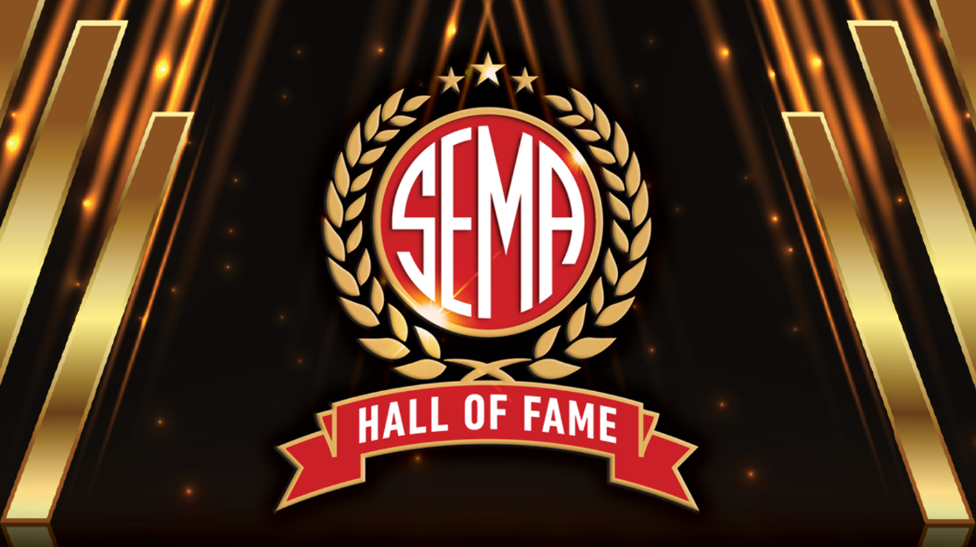 SEMA Hall of Fame graphic.