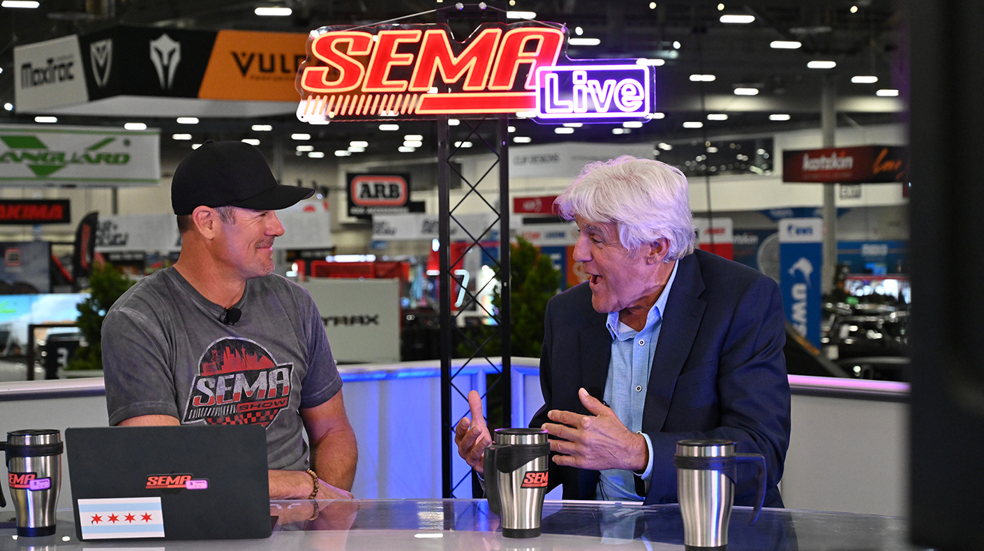 Jay Leno on SEMA Live 