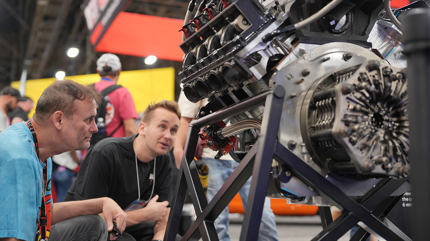 Attendees at SEMA