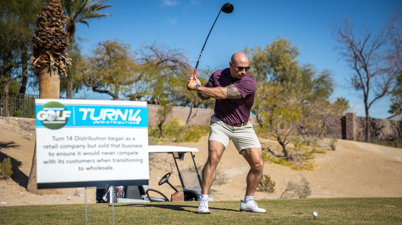 Turn 14 SEMA Kickoff Golf tournament.