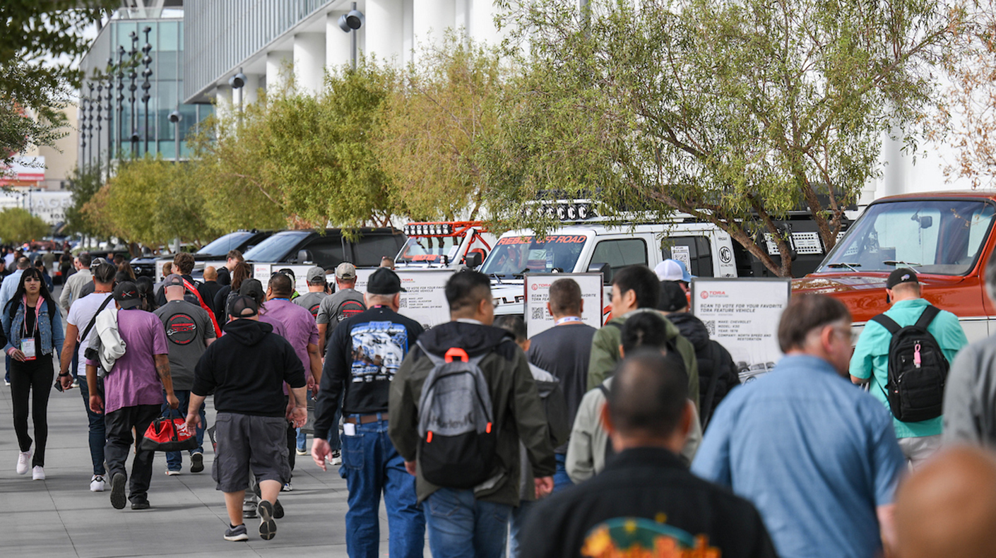 The TORA Feature Vehicle Showcase at the SEMA Show.