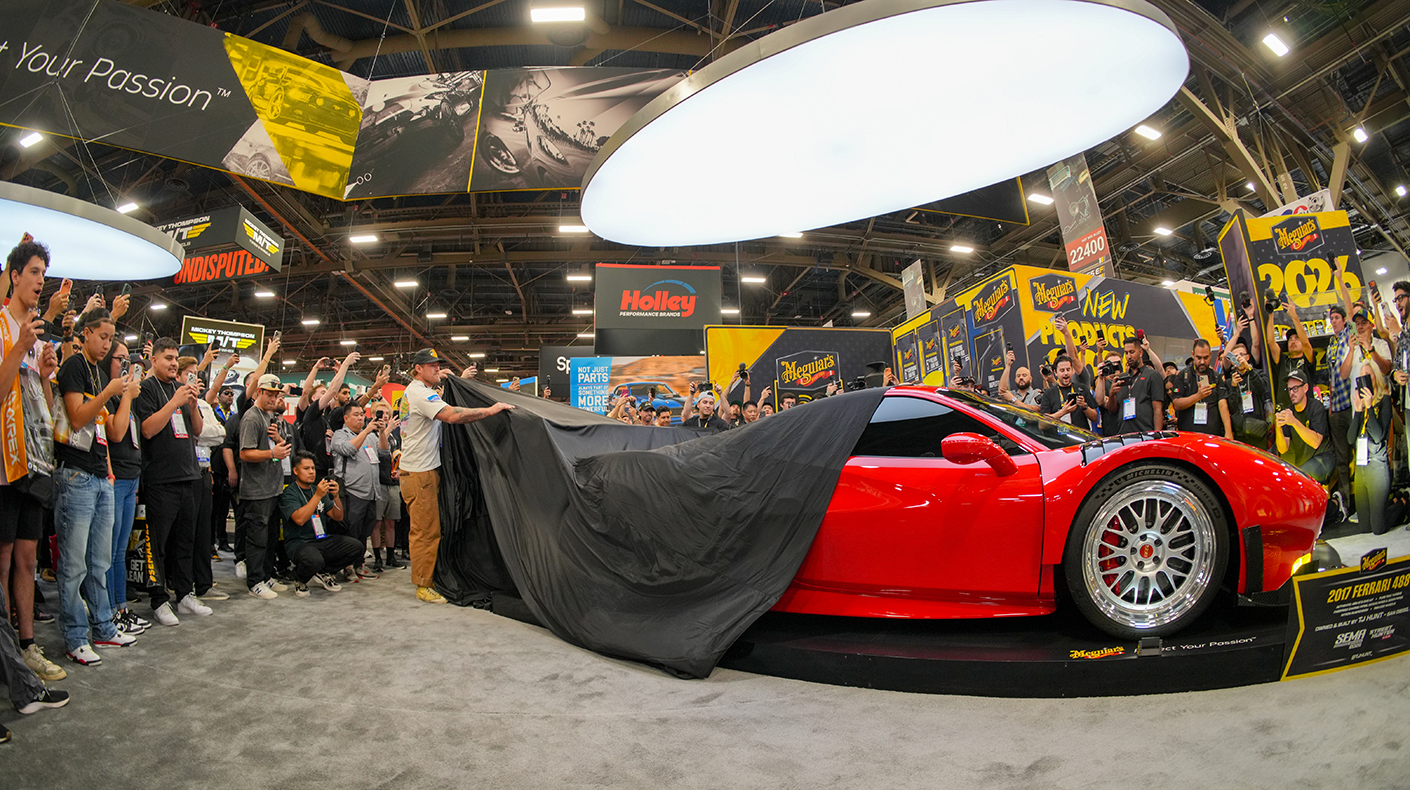SEMA Show vehicle unveiling.